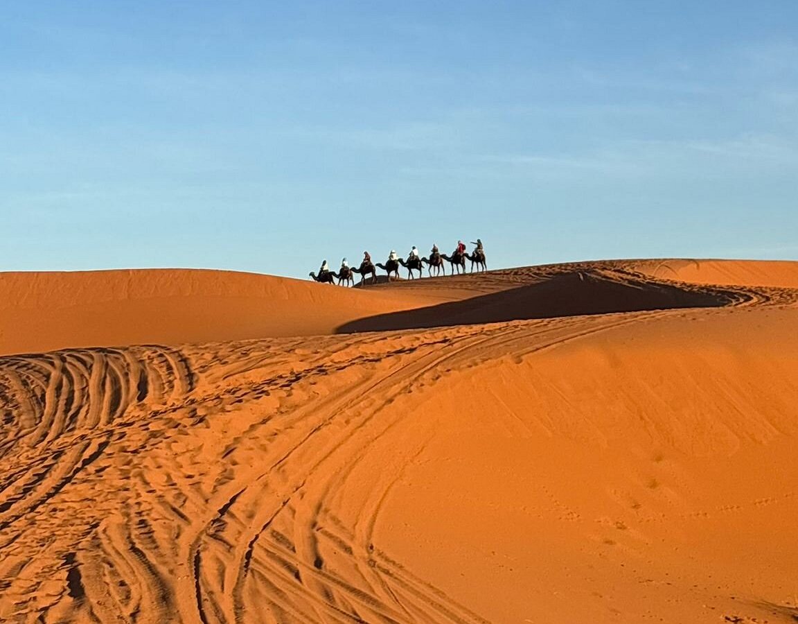 Vibrant market in Marrakech, Morocco